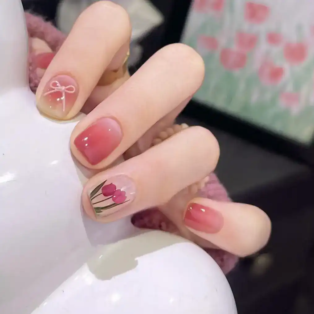 Fake nails without sticker 30pcs 248