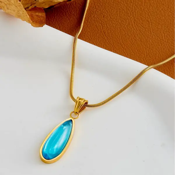 Teardrop luxury necklace 15