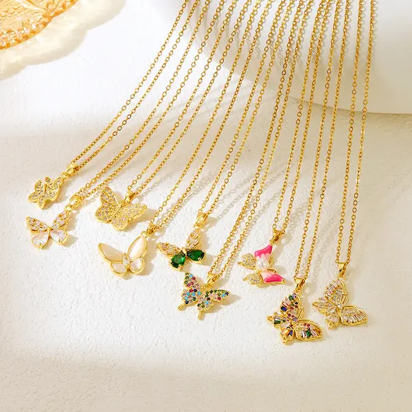 Luxury butterfly necklaces 50