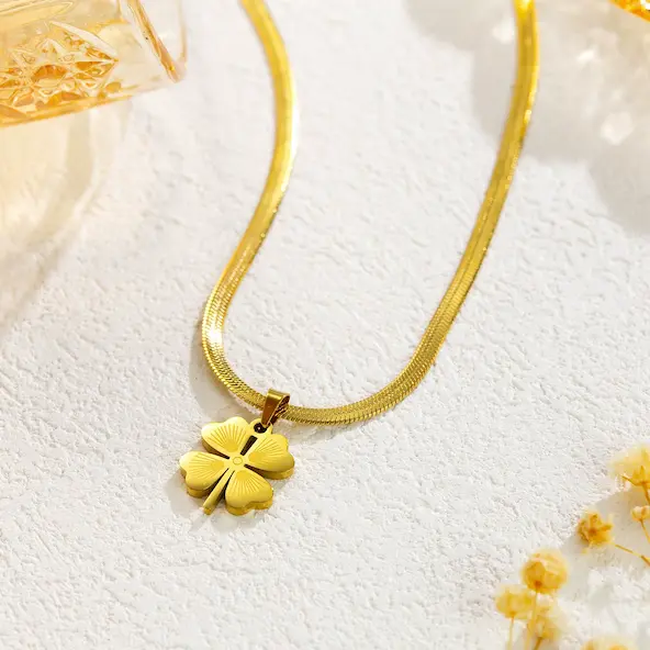Four leaf clover necklace 53