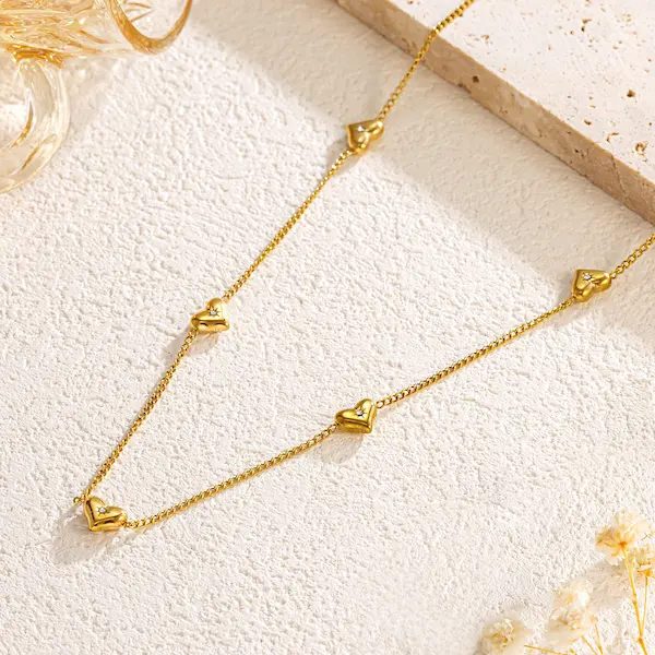 zircon eight heart necklace 73