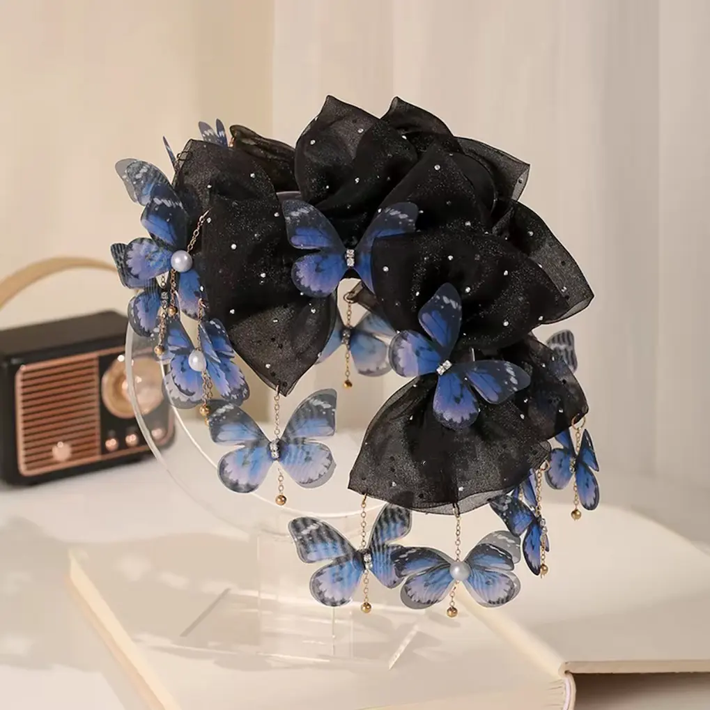 Fairy Purple butterfly clip 283