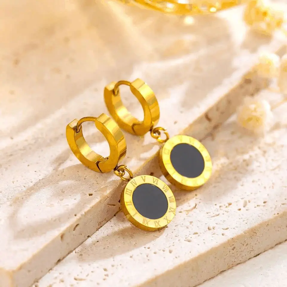 Earring color guaranteed 6 month stainless steel 117