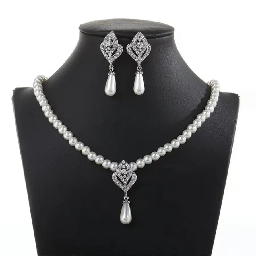 pearl necklace jewelry set 88
