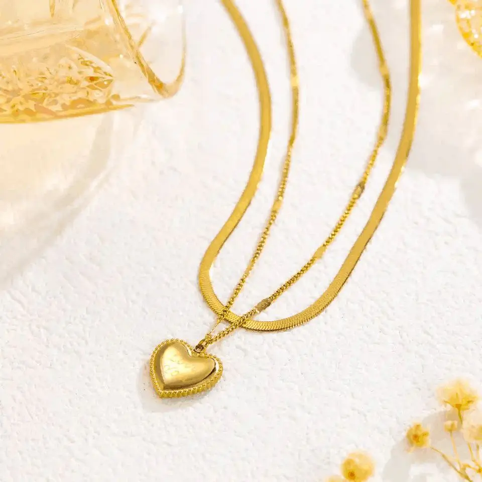 Necklace color guaranteed 6 month stainless steel 108