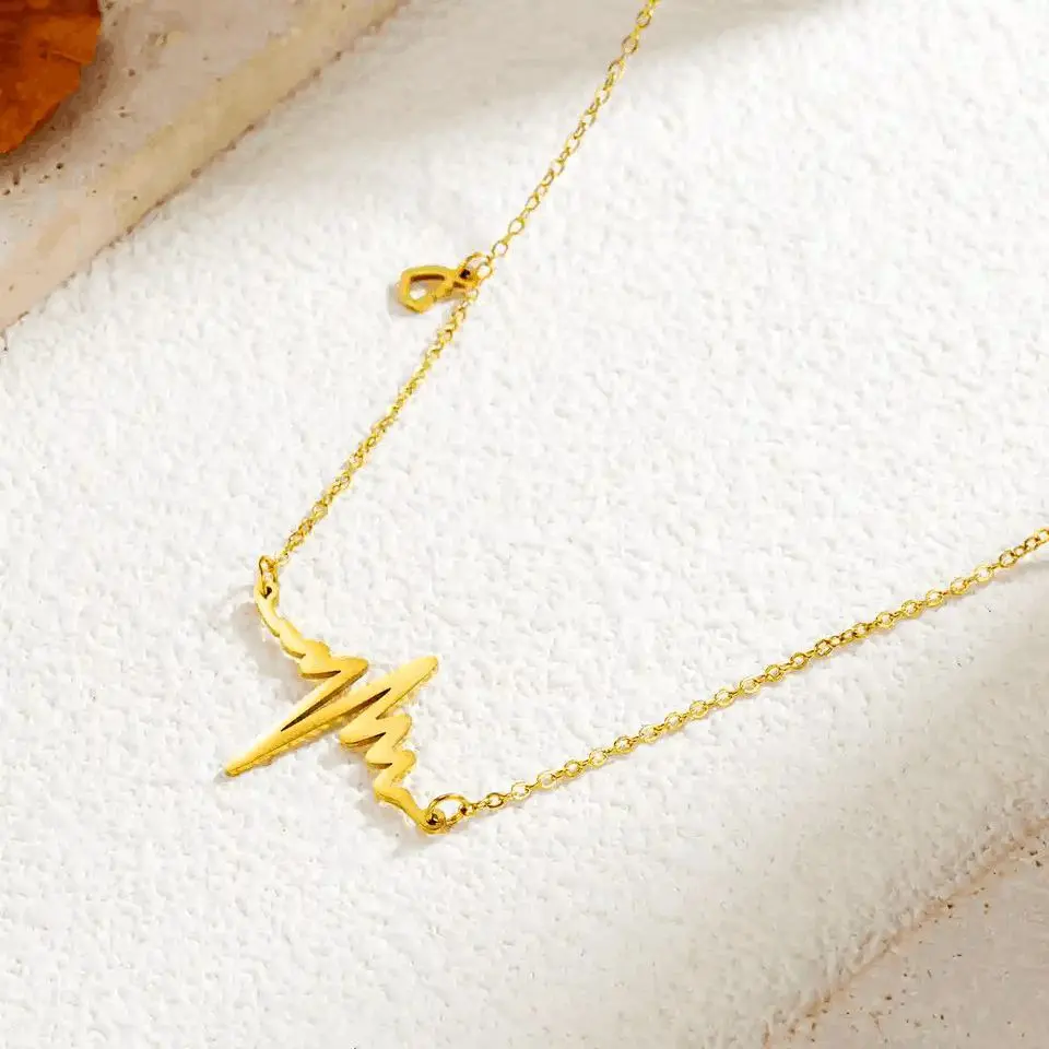 Necklace color guaranteed 6 month stainless steel 124