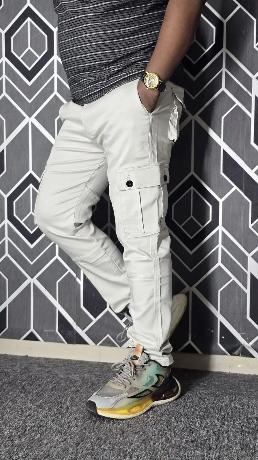Exclusive Cargo Pant White Color 31