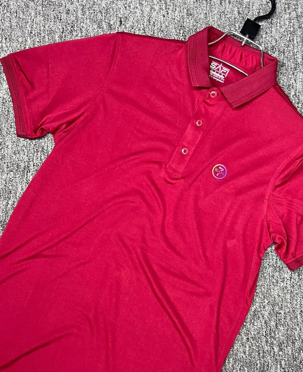 Exclusive Safi Solid Polo Maroon Color 80