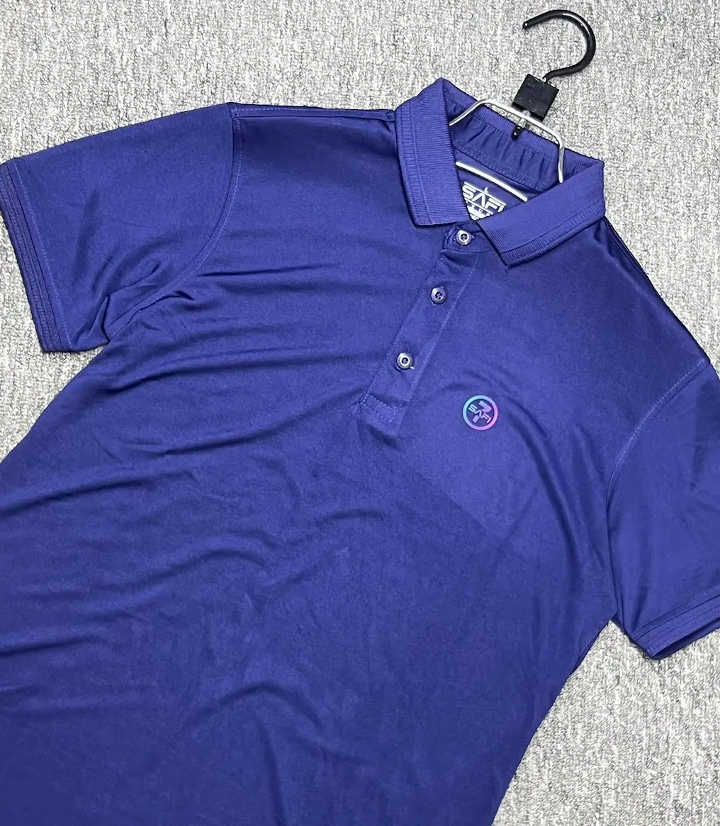 Exclusive Safi Solid Polo Royal Blue Color 84