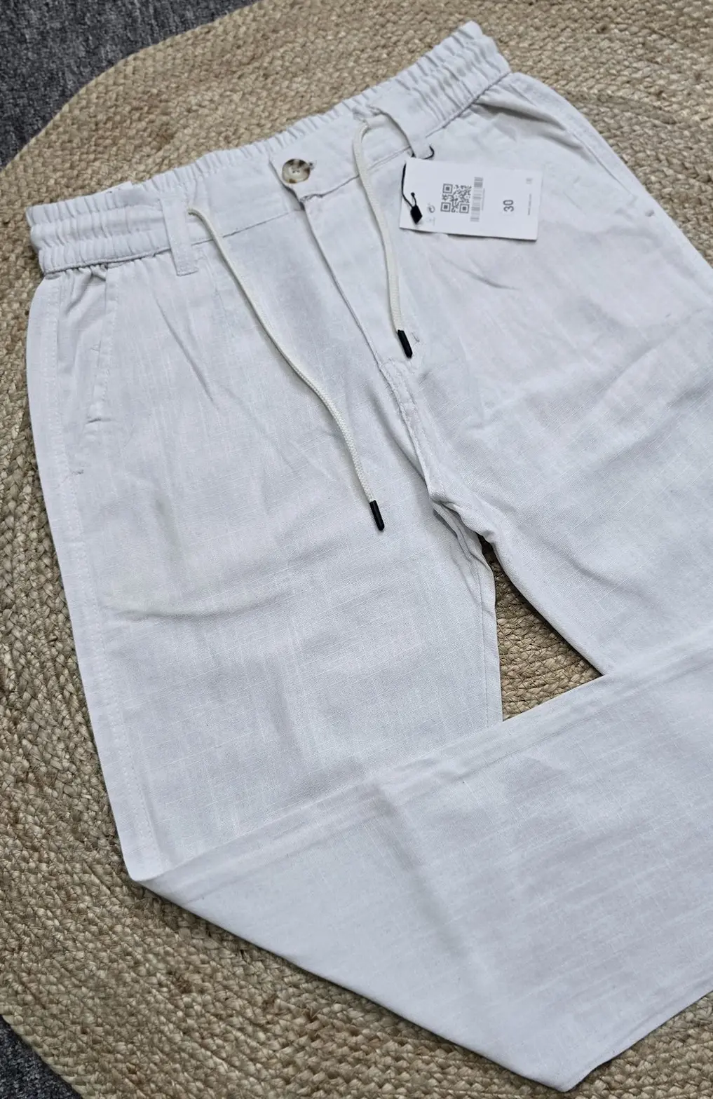 Exclusive Remi Cotton Pant White Color 93