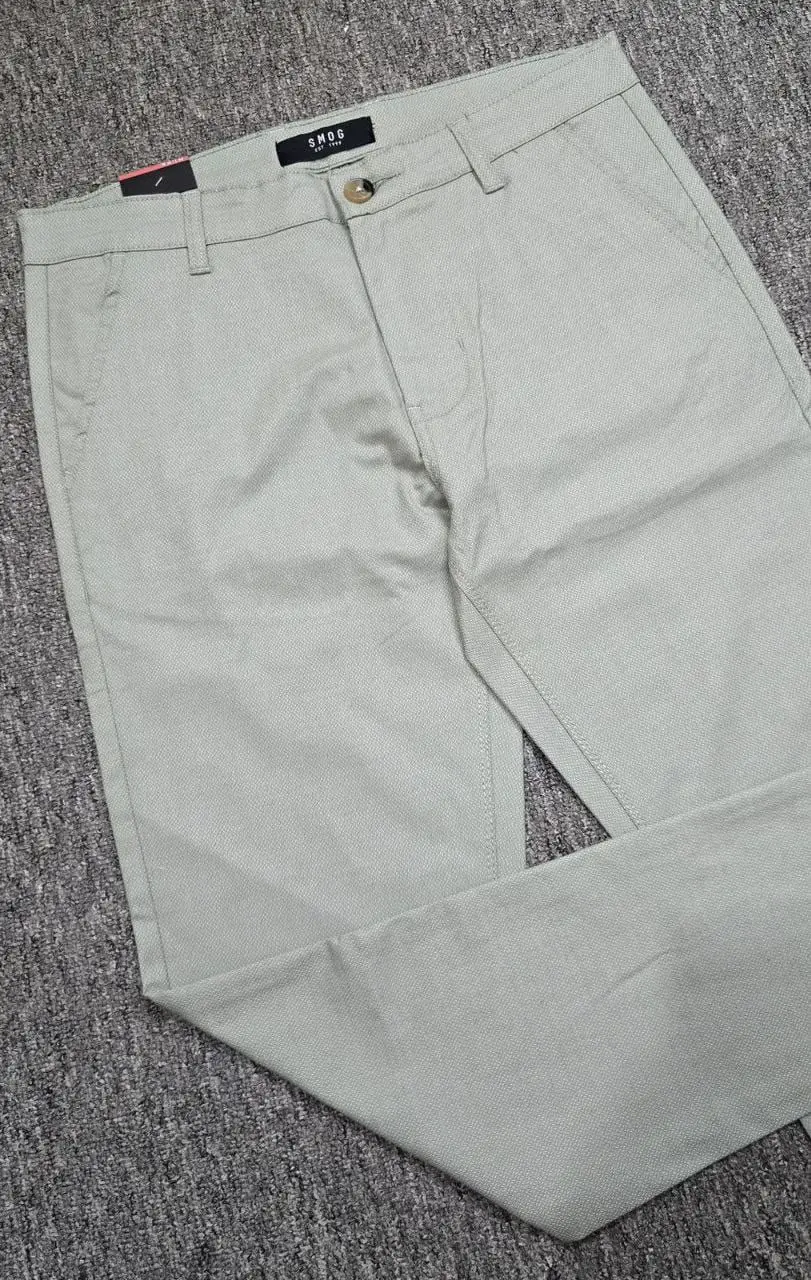 Olive color twill Pant 85