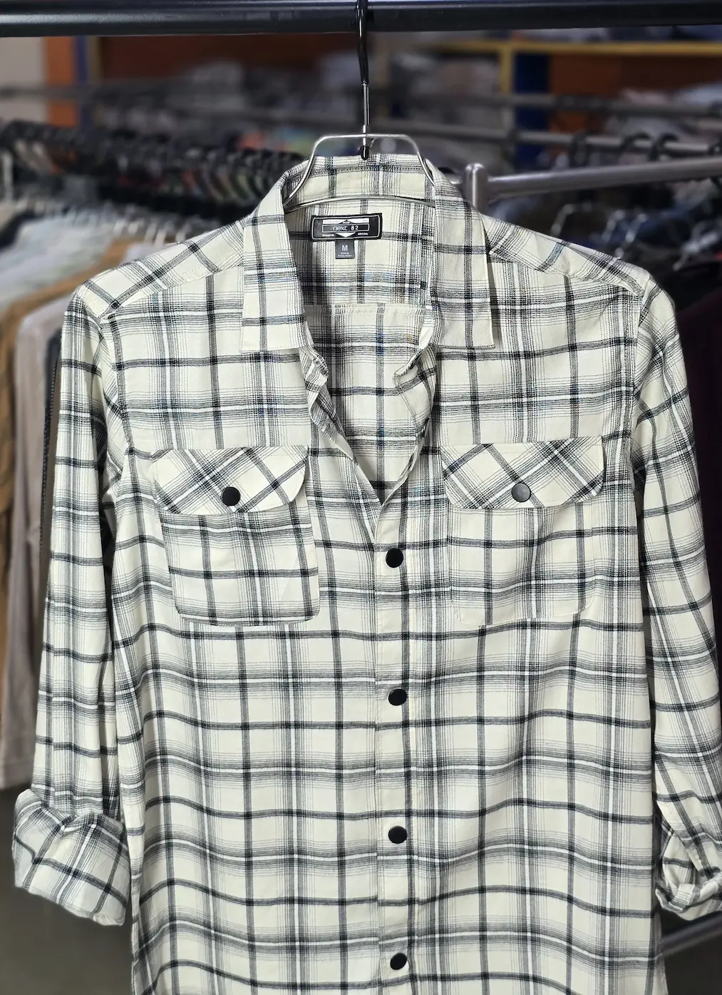 Premium Double Pocket Full Sleeve Shirt Off White Color 89