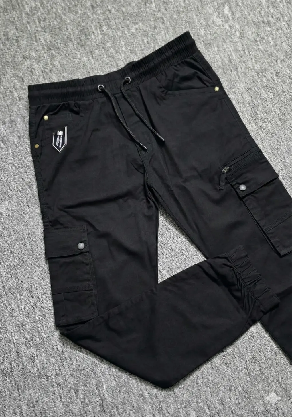 Exclusive Cargo Joggers Black Color 147