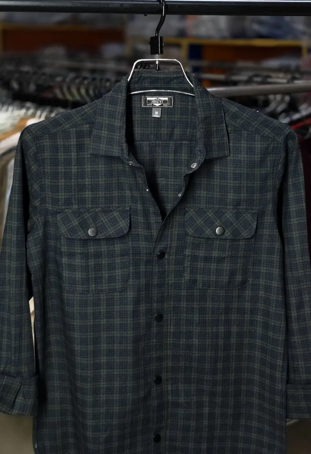 Premium Double Pocket Full-Sleeve Shirt green Color 149