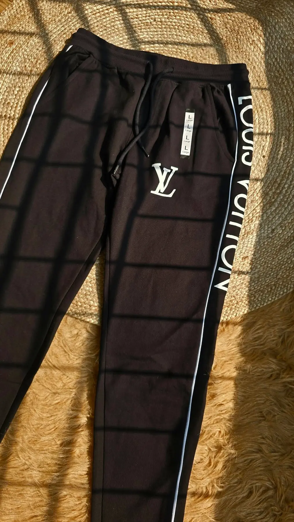 Louis Vuitton Men’s Premium Side Stripe Trouser – Black 162