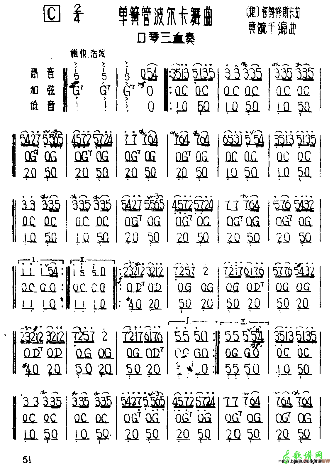 《单簧管波尔卡》