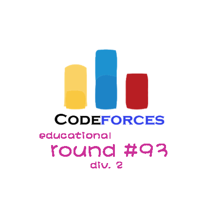 Educational Codeforces Round 93 (Rated for Div. 2) 题解