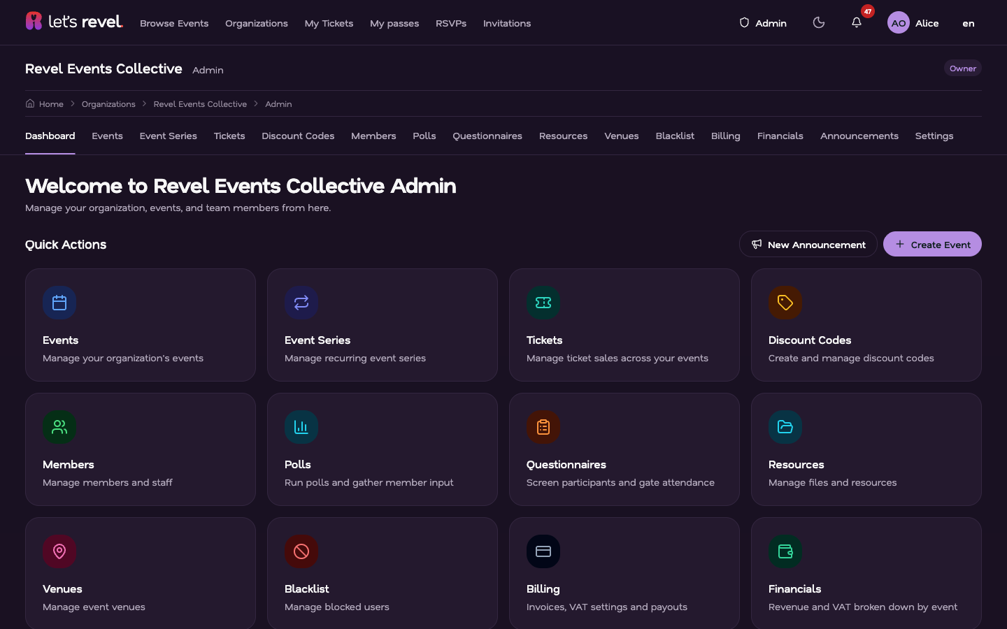 Organization Admin