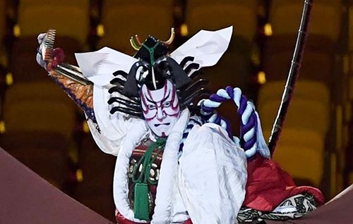 开幕式实际演出的市川海老藏