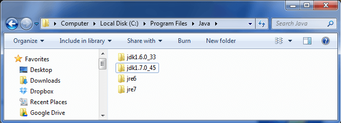 verify whether you actually have Java installed or not by opening **C:\Program Files\Java**