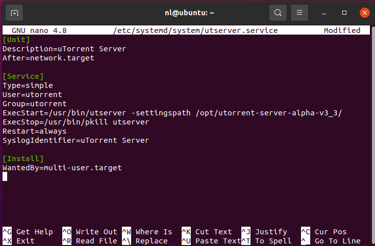 uTorrent daemon in Ubuntu