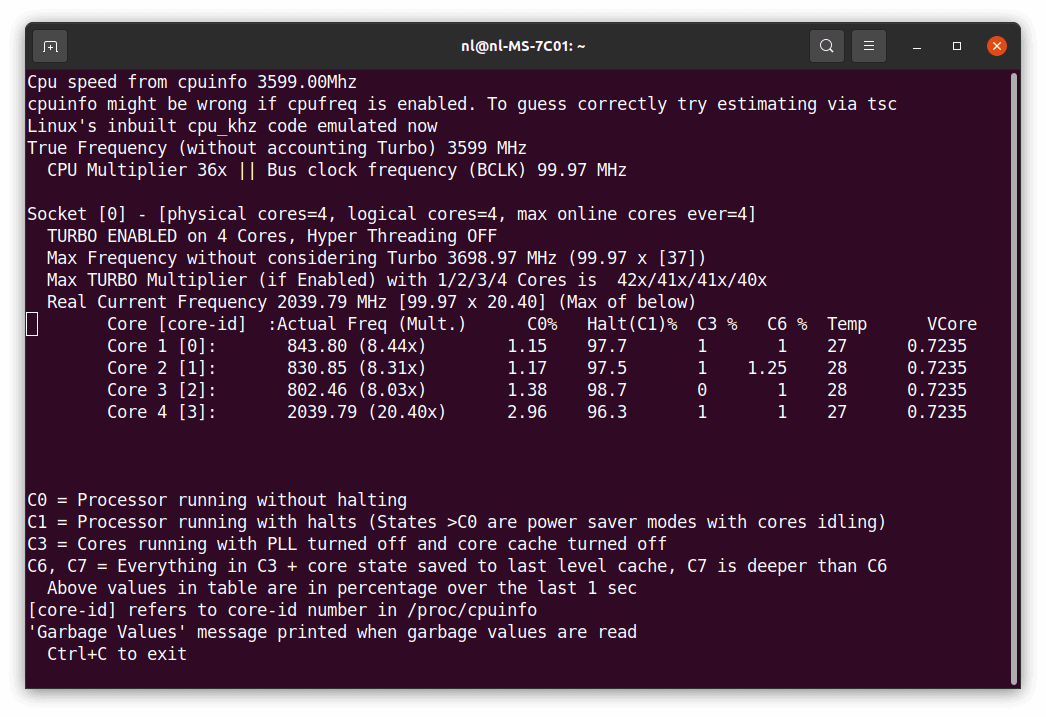 check cpu temp ubuntu