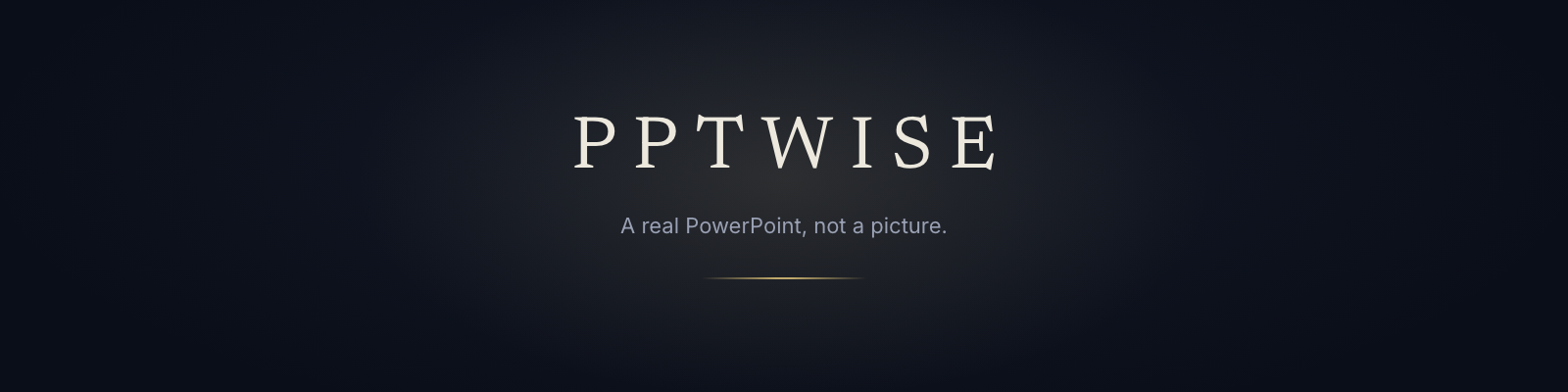 pptfast — make your deck in minutes, not hours