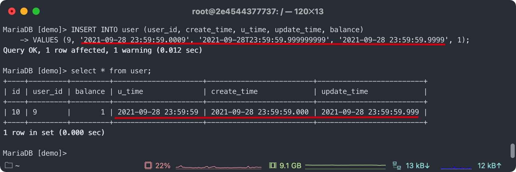 MySQL datetime 时间字段的四舍五入 - 图6