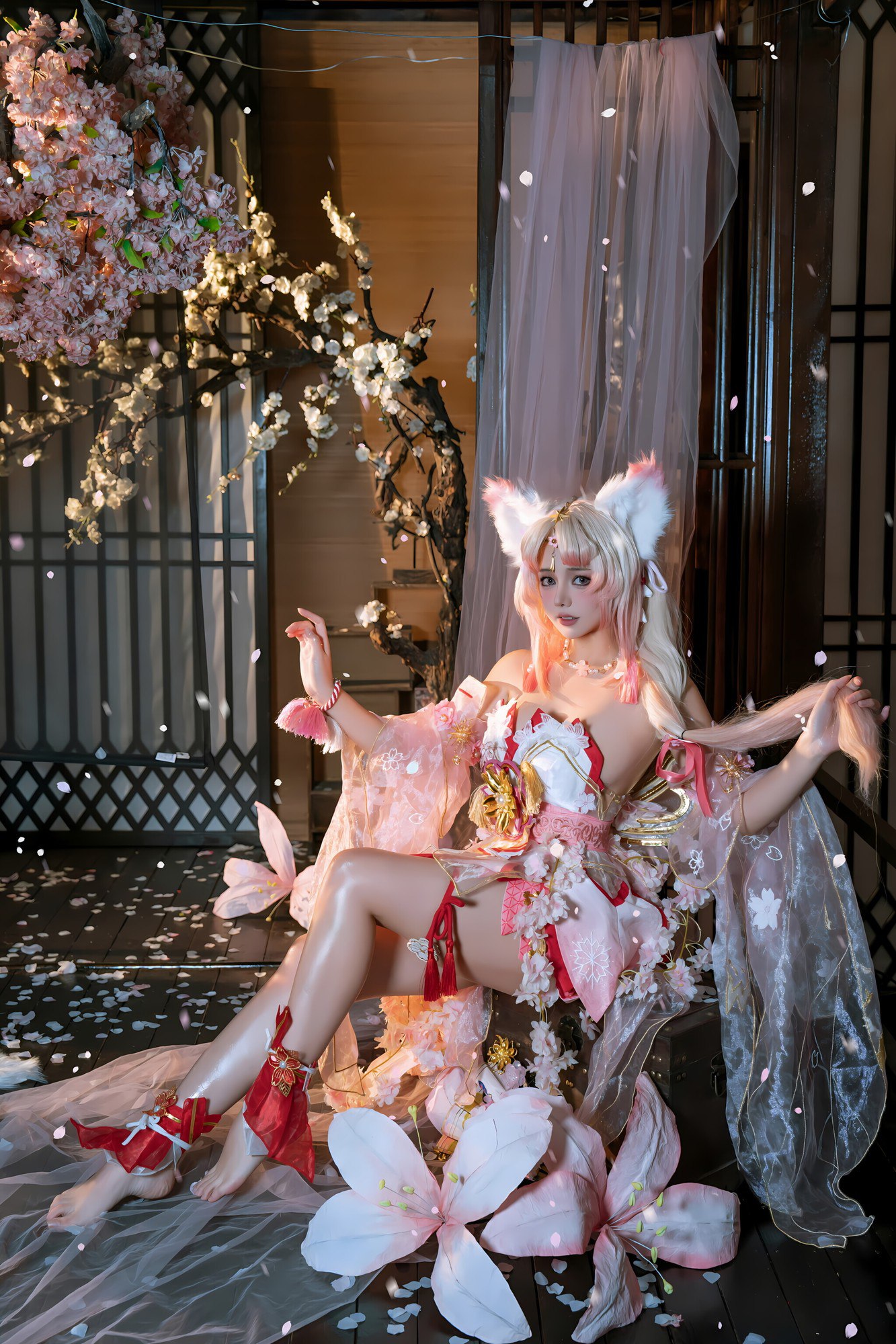 七月喵子 - 胡桃 (永劫无间) photography portrait