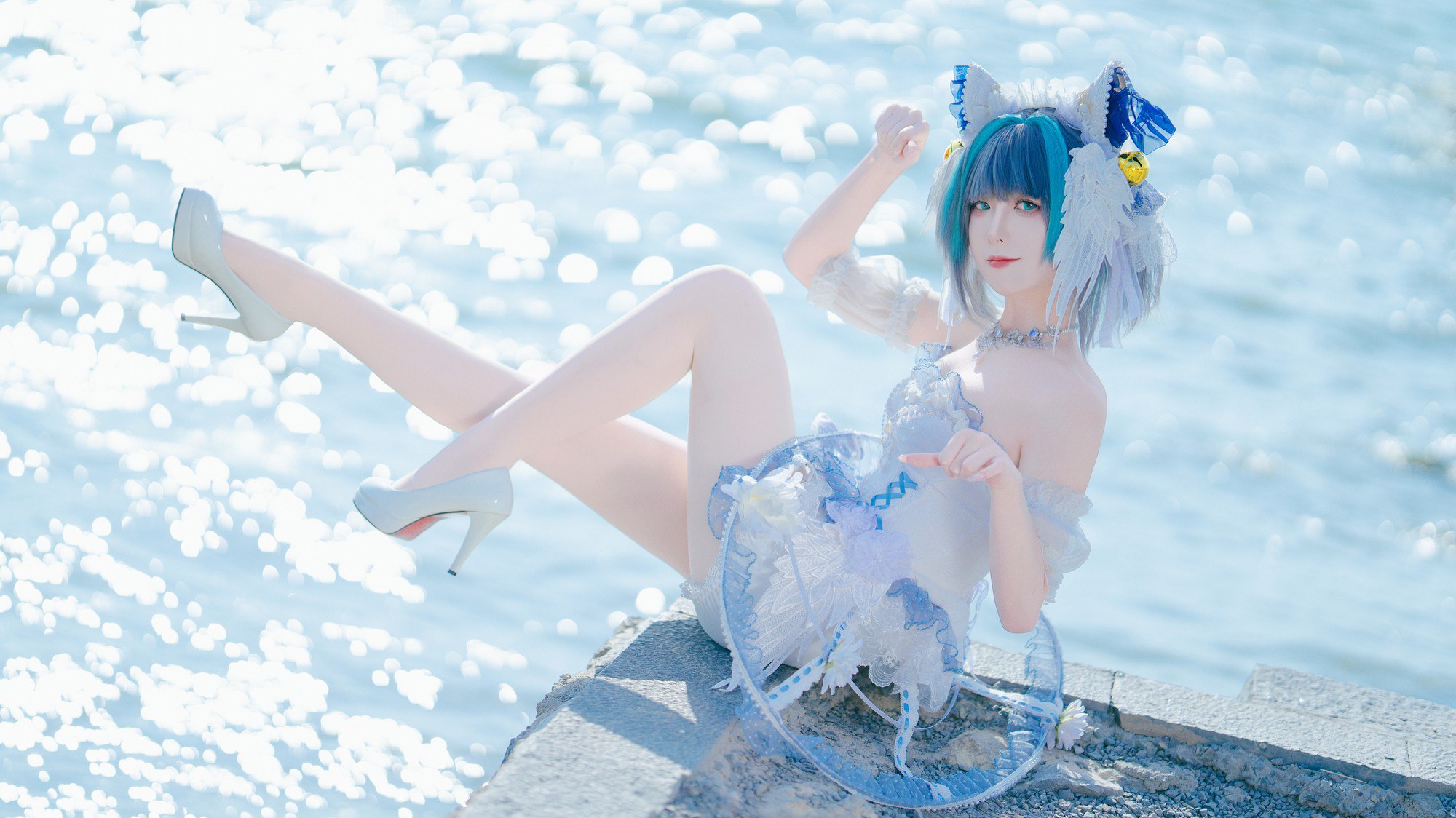 封疆疆v - 碧蓝航线 柴郡 小礼服 image