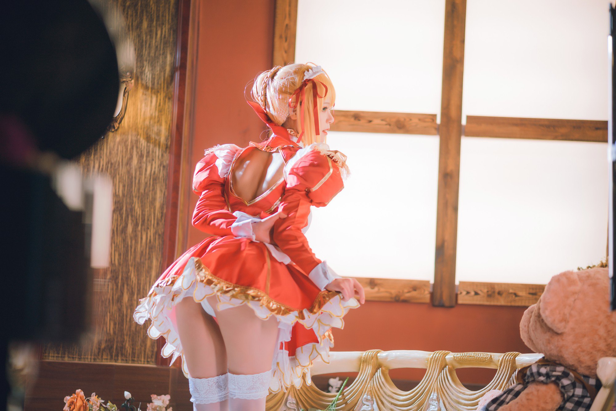 星黛鹿鹿 (千反田鹿子) - 尼禄女仆 (FGO) portrait photo