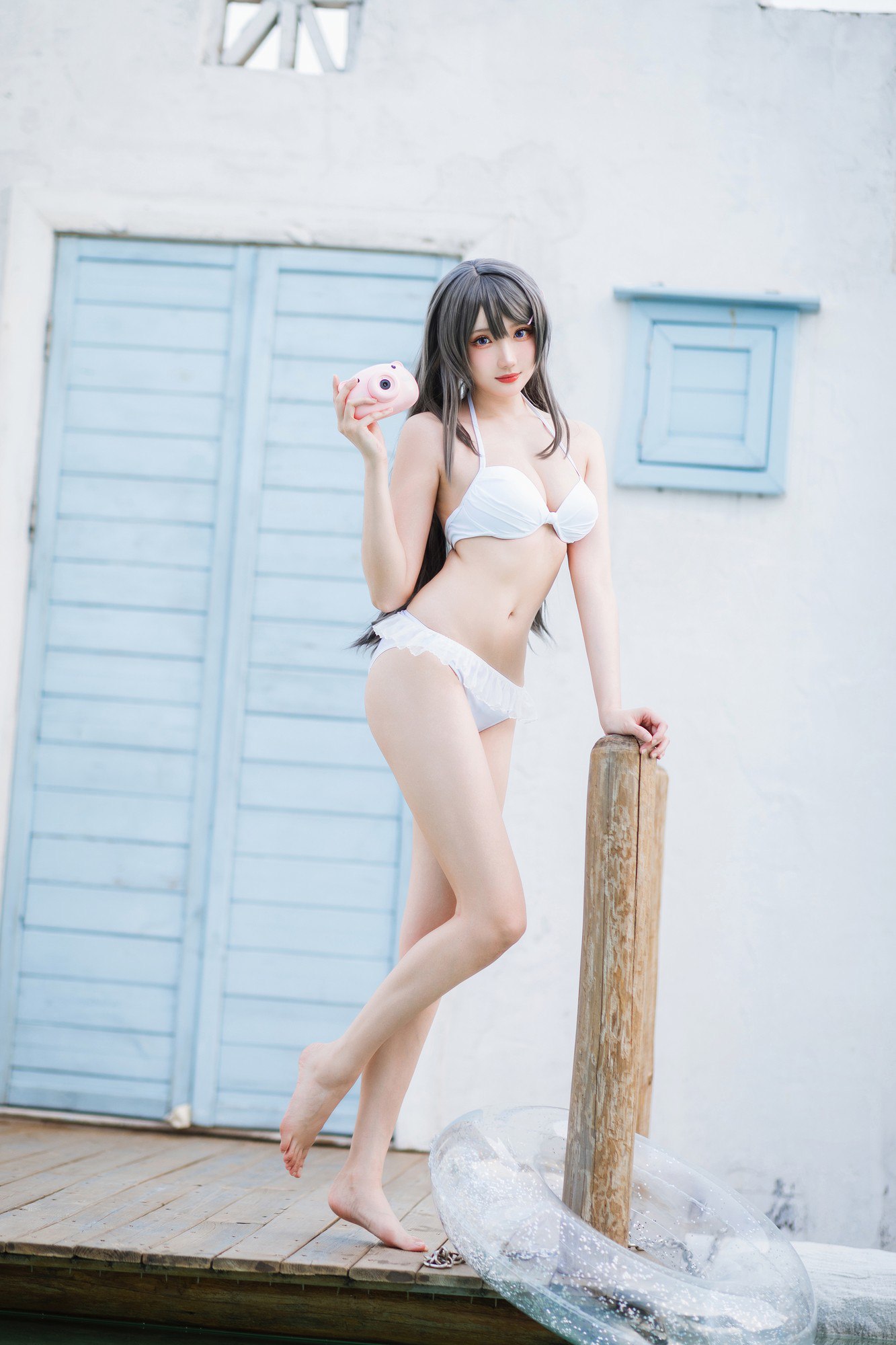 瓜希酱 - 樱岛麻衣泳装 leaded