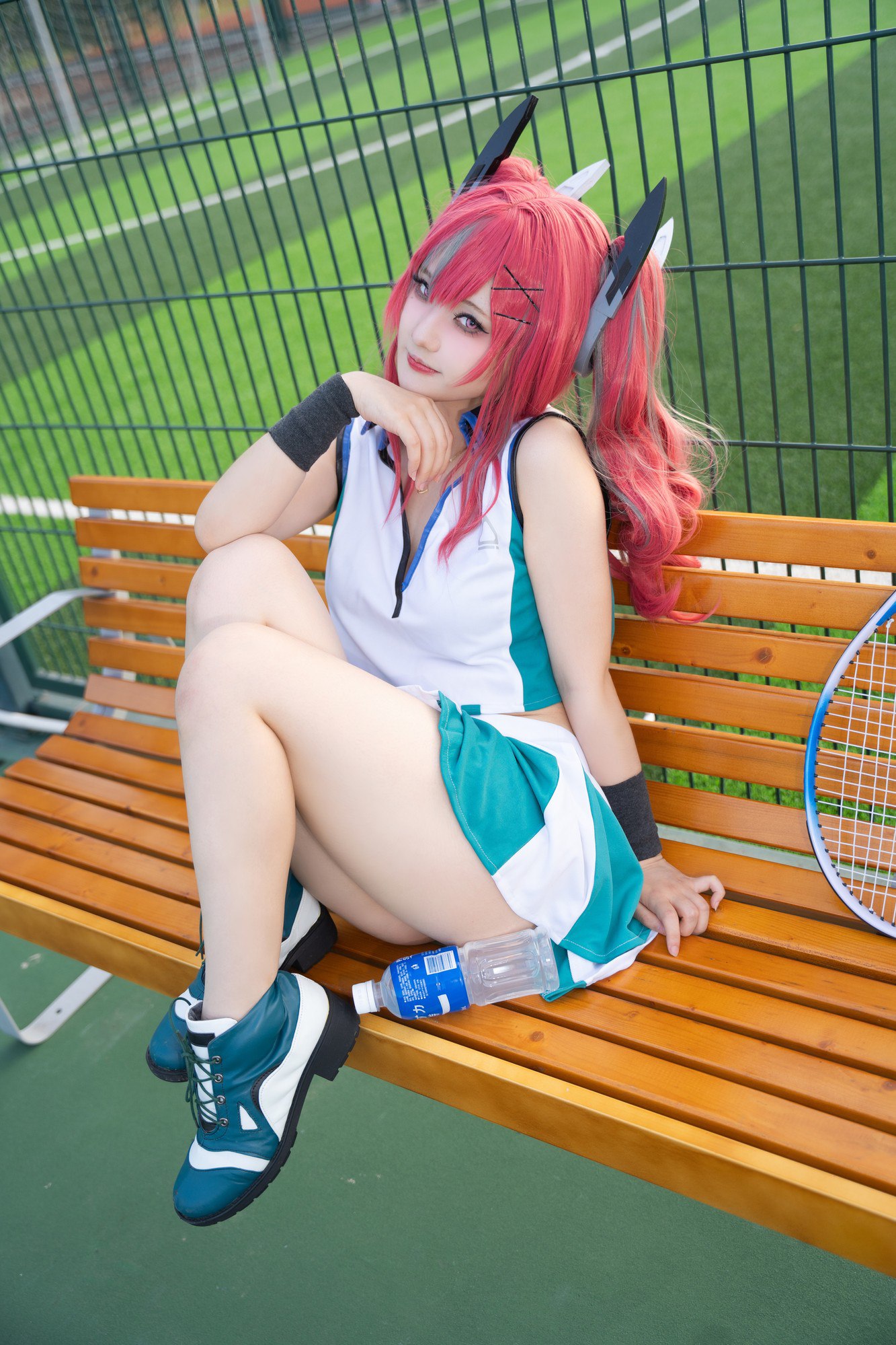 露Mercurius-i - 碧蓝航线 布莱默顿 炙热的网球练习 portrait photo