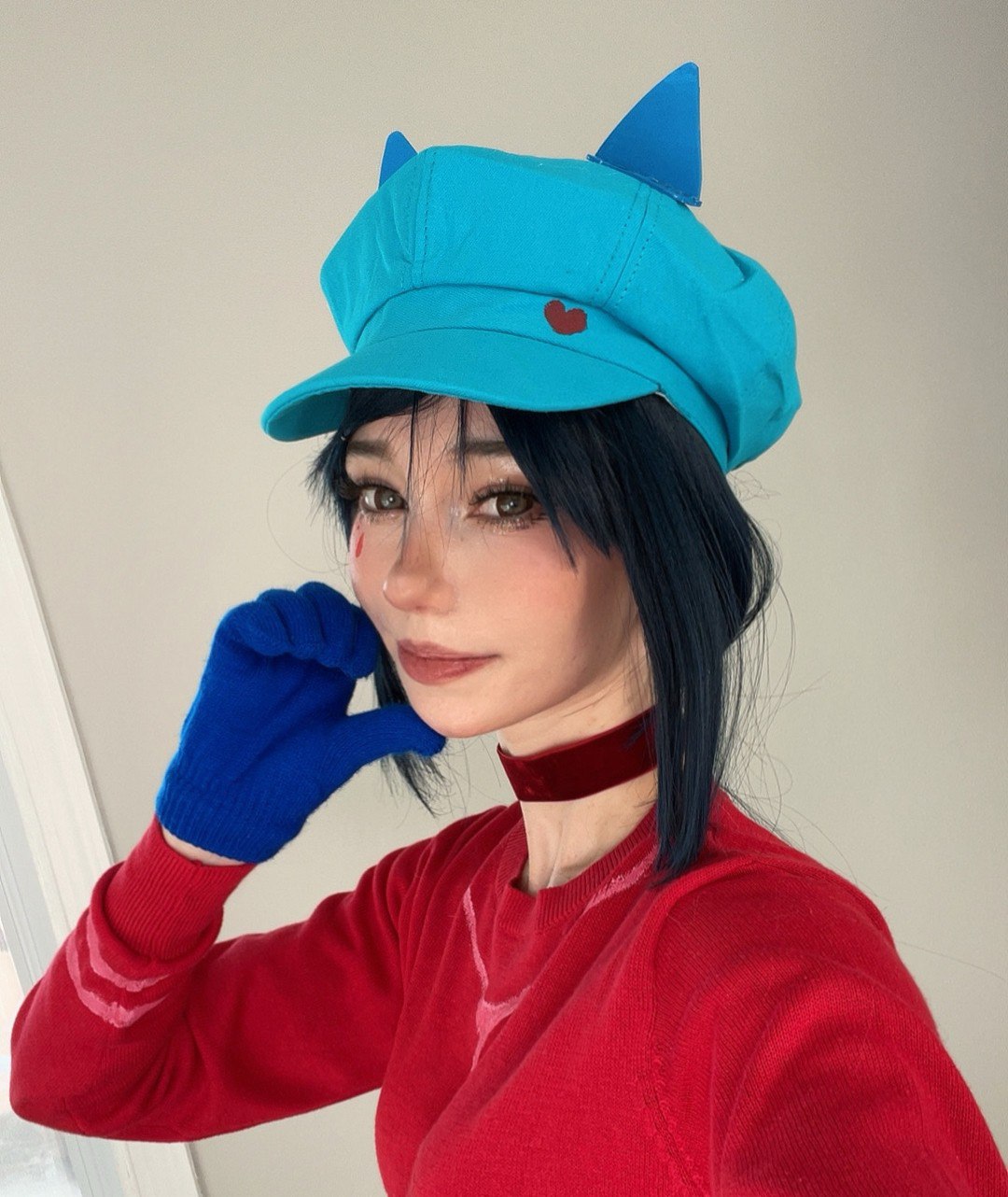 Celebi cosplay - Mita leads