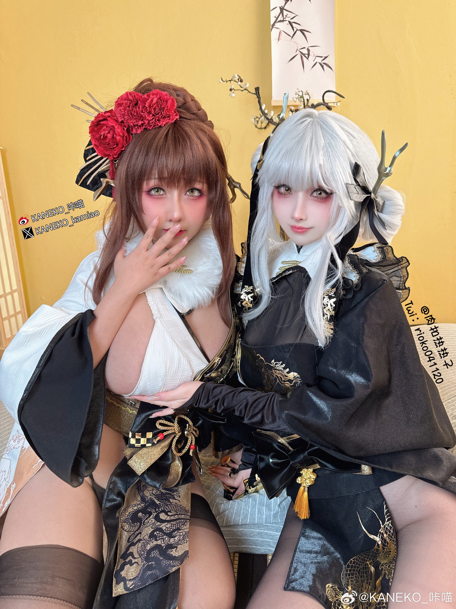 KANEKO_咔喵 & Rioko - 黑白兔 image