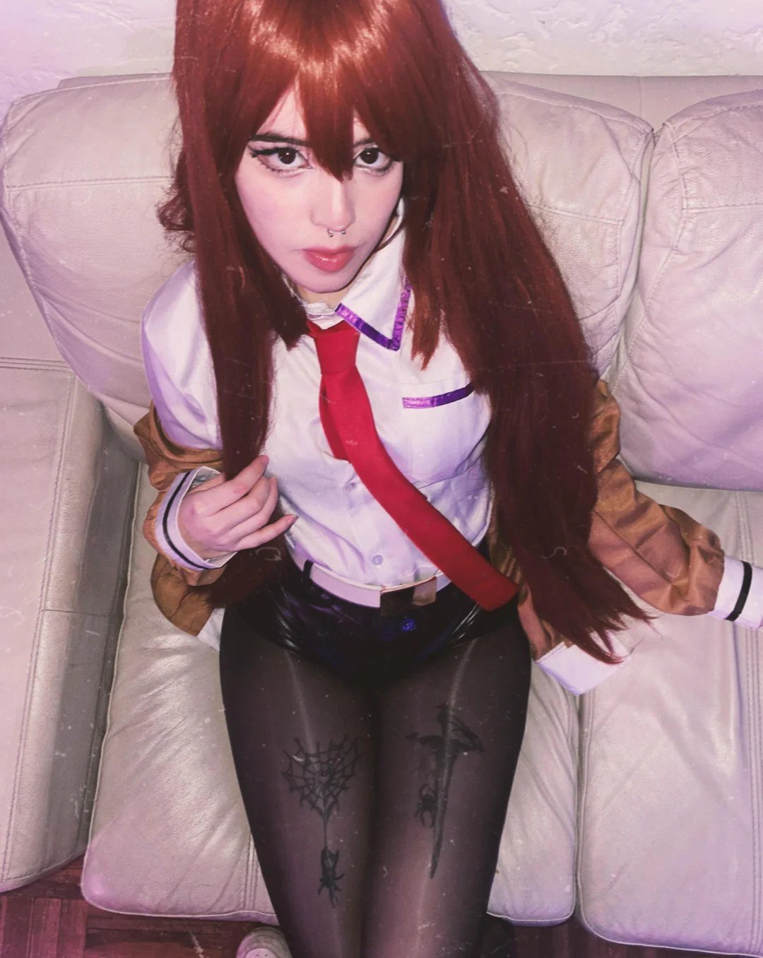 Makise Kurisu 牧濑红莉栖 cosplay by Kurisutyn leads