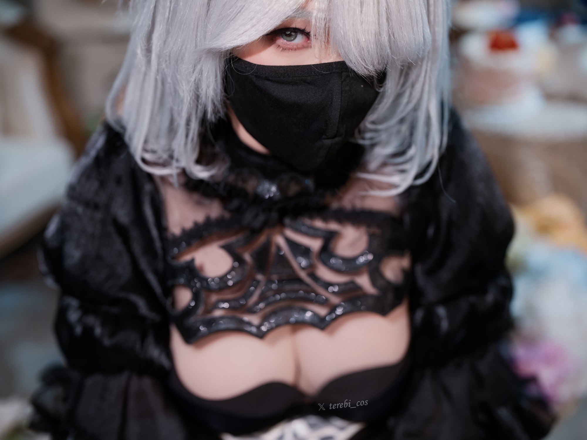 [テ-レ-ビ] NieRAutomata 2B Wedding Dress image