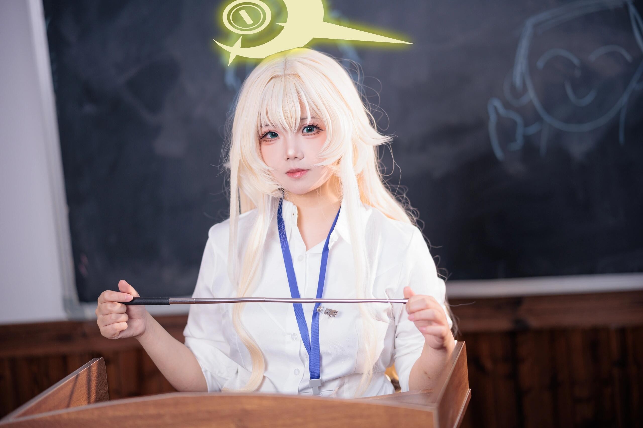 [不悬ovo] 蔚蓝档案 - 笑面教授 (OL制服) كۆك ئارخىپ - نىيانىيا پروفېسسور (ئىشخانا خانىمى فورمىسى) image