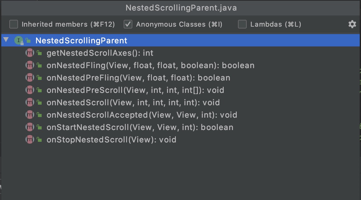 NestedScrollingParent