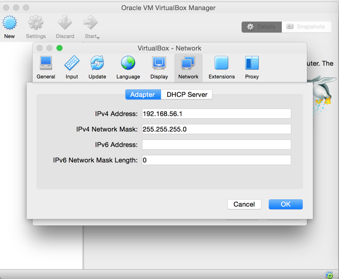 双击vboxnet0,记录IP 