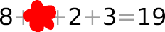8+ +6+2+3=19