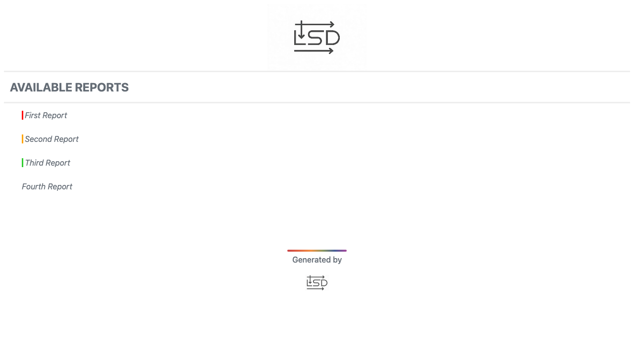 index page example