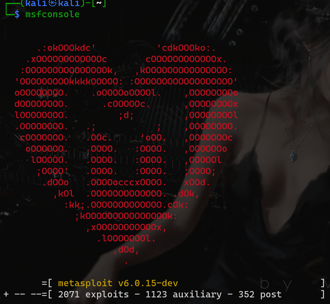 使用MSF生成ShellCode
