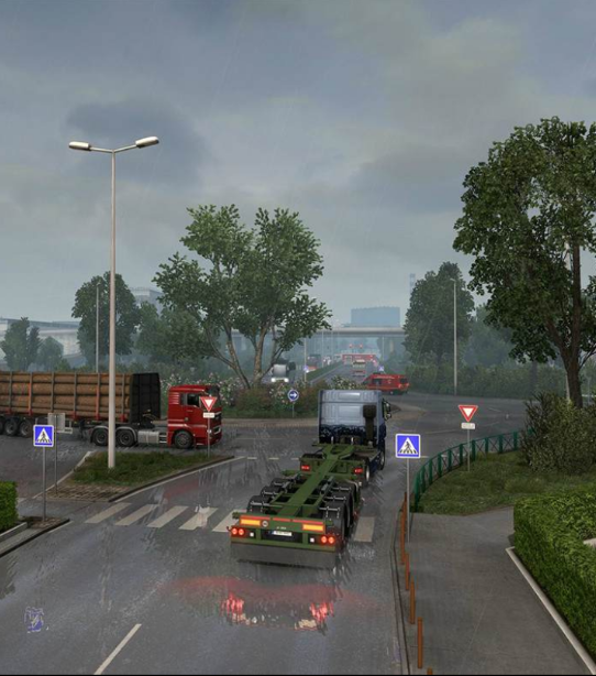 《欧洲卡车模拟2》逼真的游戏分享