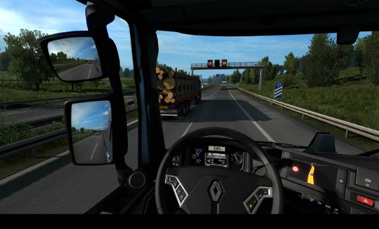 《欧洲卡车模拟2》逼真的游戏分享