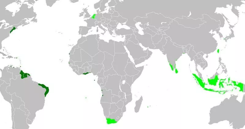 荷兰帝国的全球“芝麻”据点