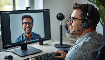 Tim Veck teaching business communication