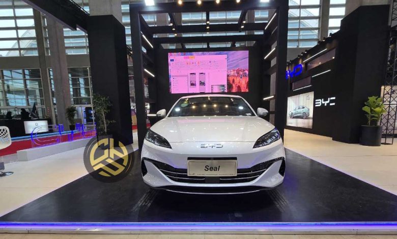 الوند‌خودرو با محصولات برند بی‌وای‌دی به نمایشگاه تهران آمد