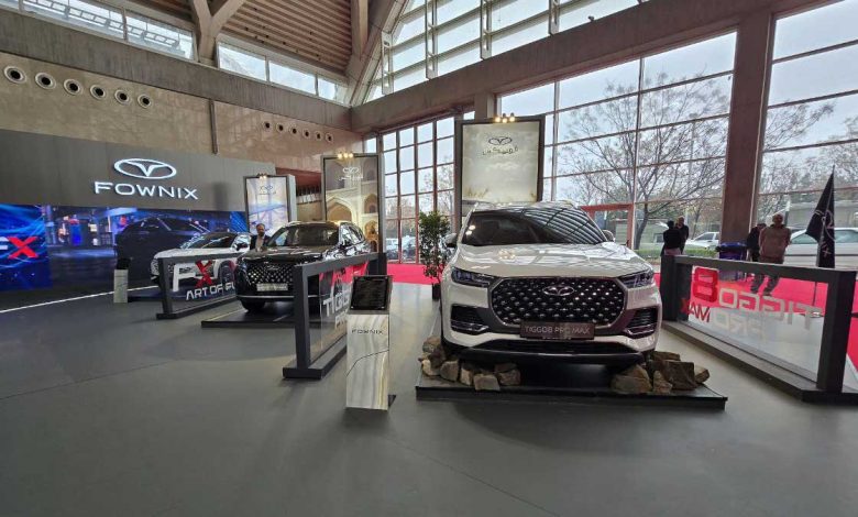 حضور برند فونیکس در نمایشگاه خودروی تهران با خودروهای مدرن چری