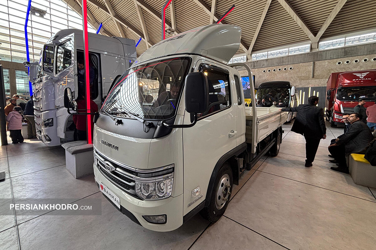 کامیونت ۵.۵ تن بهمن دیزل آمد + مشخصات فنی و عکس